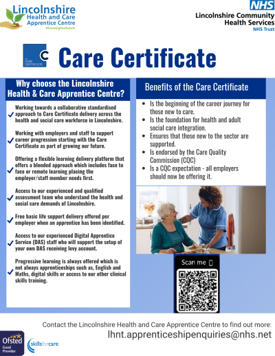 LCHS Care Certificate Poster